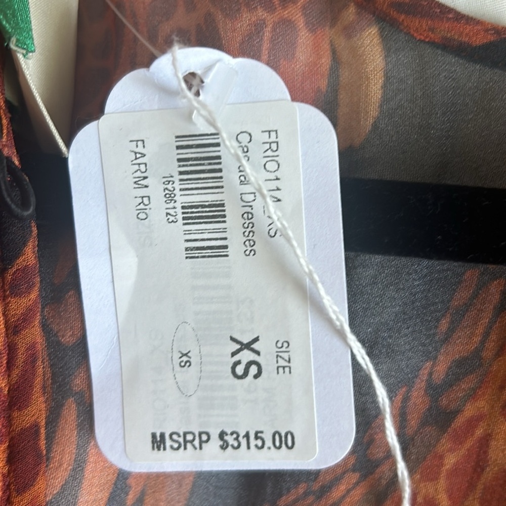 NWT FARM Rio long cocktail dress - Picture 6 of 7